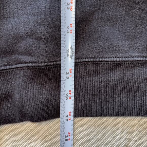 Reebok Sweater Mens Black Size XL Logo Spelled Out Crew Neck Sweatshirt - Picture 5 of 6